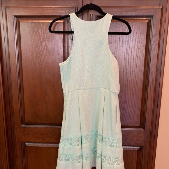 Express Light Blue Racerback Dress - Picture 2 of 4